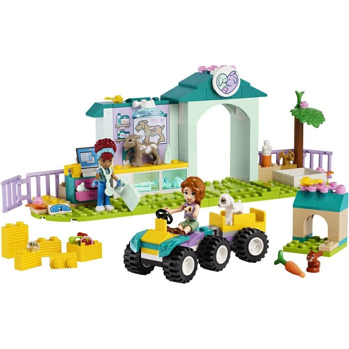 LEGO® Friends Dyreklinikk for Gårdsdyr, 161 deler/ 1 pk.