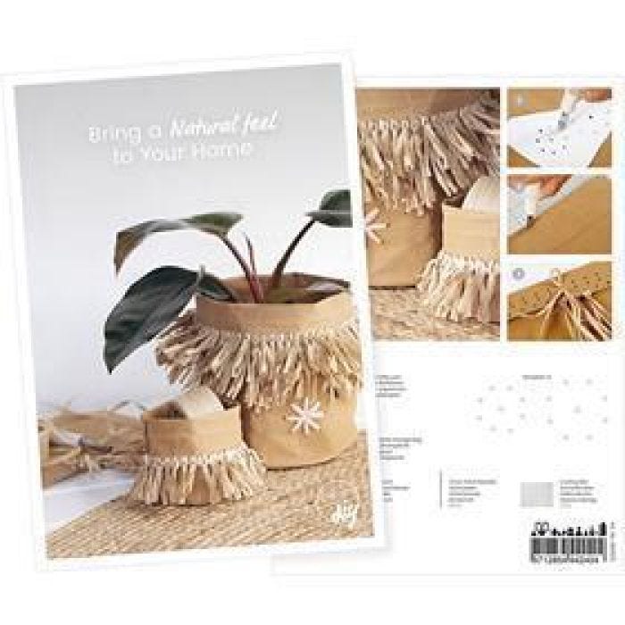 Postkort, Kreativ med 100 % plantefiber, A5, ark 14,8x21 cm, 1 stk.