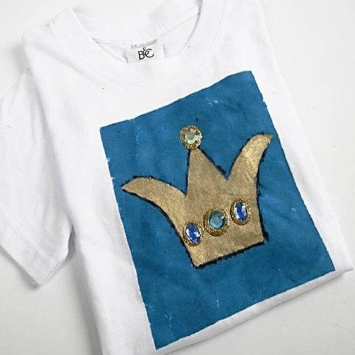 T-shirts med prinsessekroner