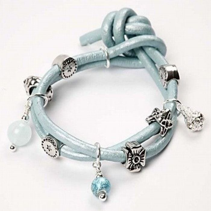 Lærarmbånd med charms