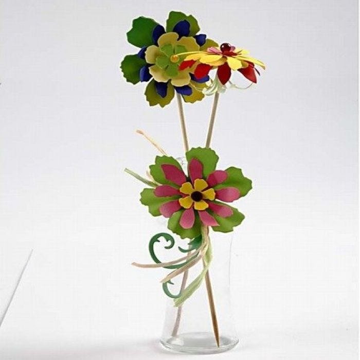 Pynteblomster i glass