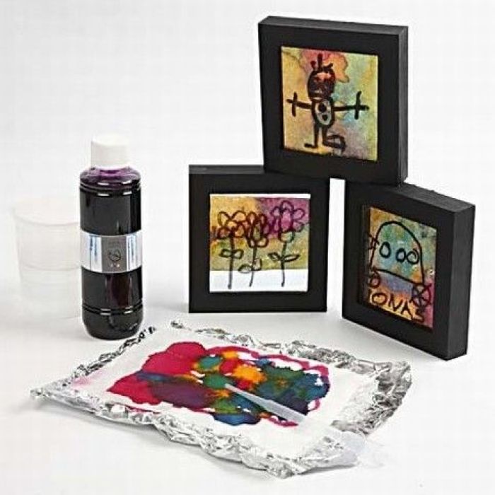 Akvarell på imitert japanpapir