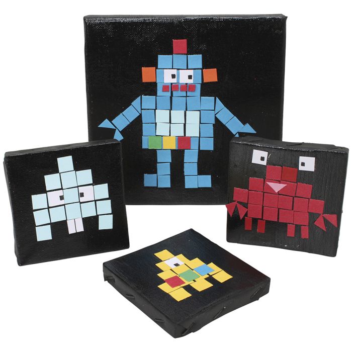 Minilerret med pikseleffekt