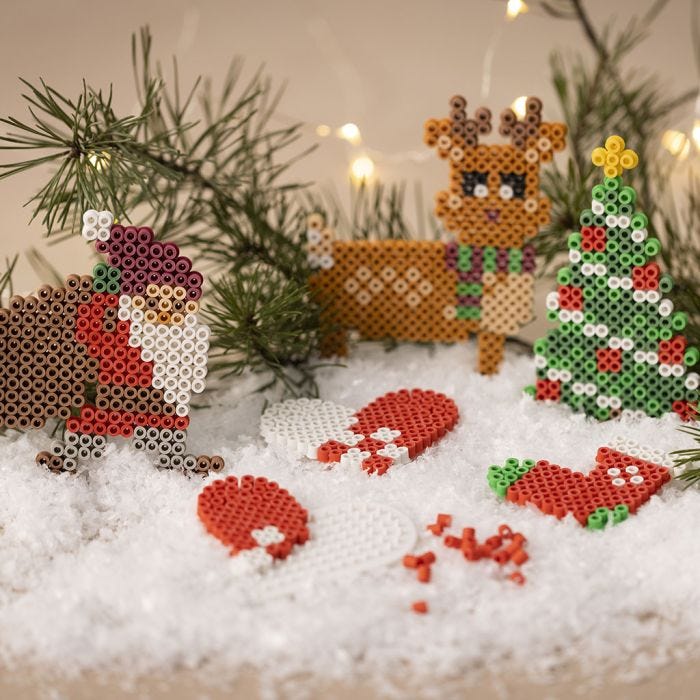 Julefigurer av nabbi-perler