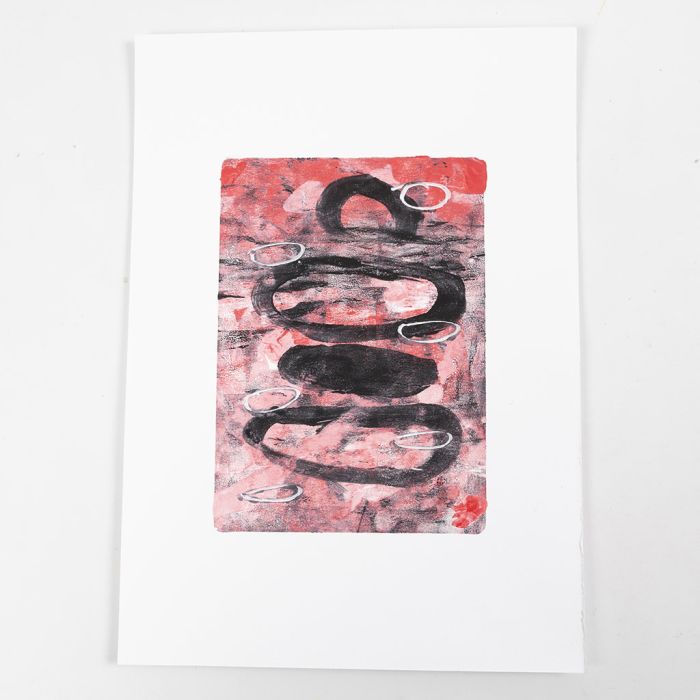 Slik lager du geltrykk med penseldesign