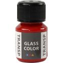 Glass Color Transparent, rød, 30 ml/ 1 fl.