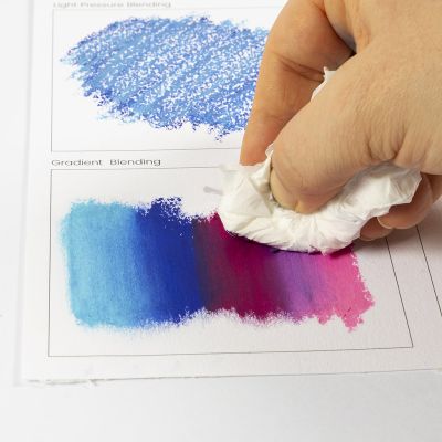 Slik maler du graderinger med oljepasteller