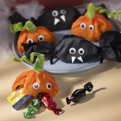 Festlige godteriposer til Halloween