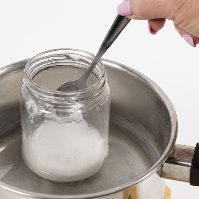 Hvordan smelte såpemassen
