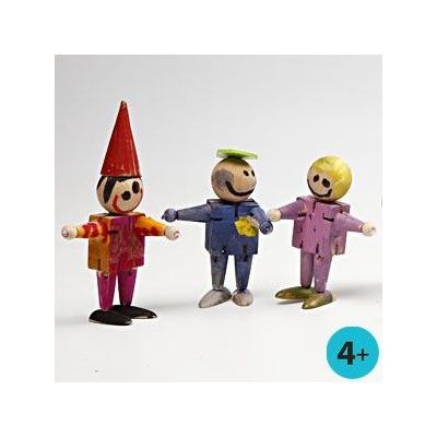 Elastikkfigur av tre