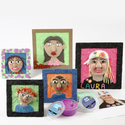 Selvportretter med Silk Clay