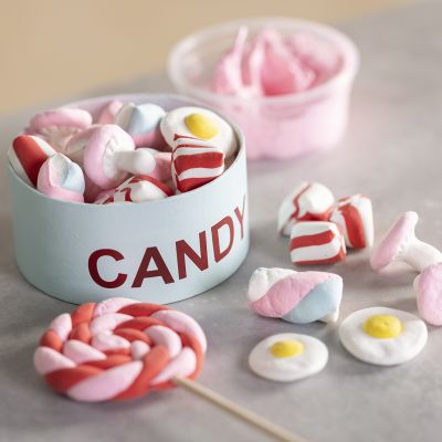 Godteri til lekekjøkkenet av Silk Clay