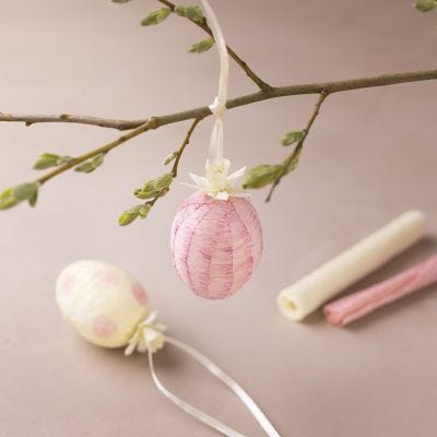 Påskeegg med mini-påskelilje