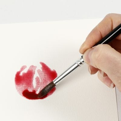 How to paint with watercolours using the “wet-on-wet” technique