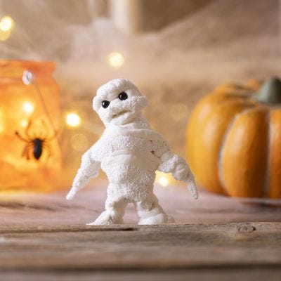 Mumie av Silk Clay® og Foam Clay®