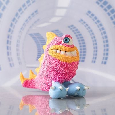 Mosteret Freddy i Silk Clay® og Foam Clay®