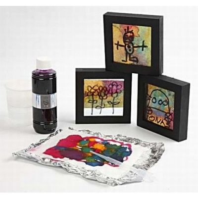 Akvarell på imitert japanpapir