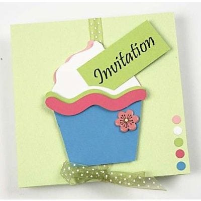 Cupcakeinvitasjon