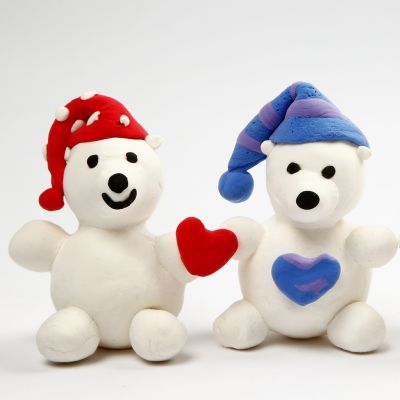 Isbjørner av Silk Clay