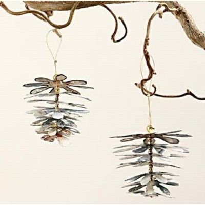 Blomster dekorert med silkepapir