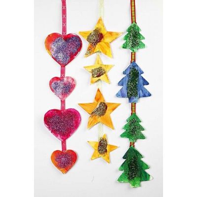 Juleoppheng til vinduet