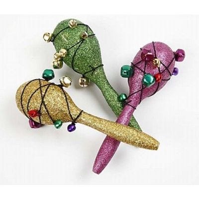 Maracas med glitter