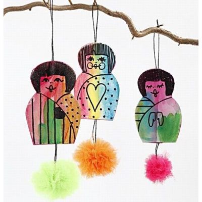 Kineserjenter med pompon