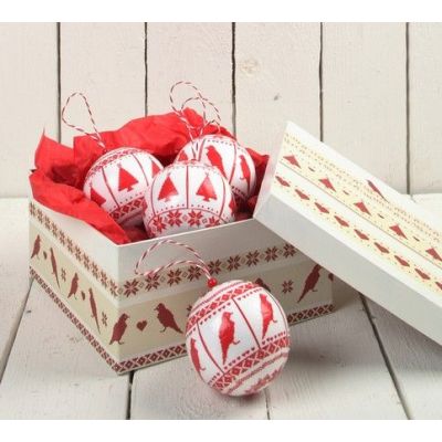 Kuler med decoupagepapir