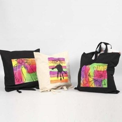 Muleposer dekorert med Textil Color
