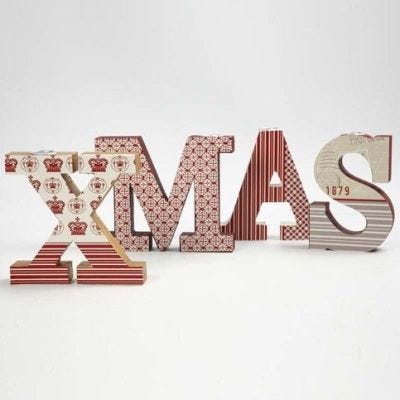 Malte og decouperte Xmas-lysestaker