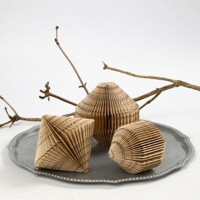Book Folding - pynt i 3D av hel papirblokk