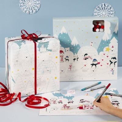 Fargelegging av julekalender