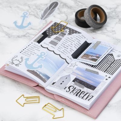 Reiseminner i Bullet journal