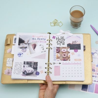 Månedlig overblikk i Bullet journal
