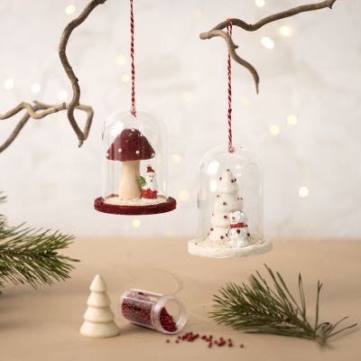 Juleklokke med minipynt