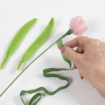 Slik bruker du blomstertape