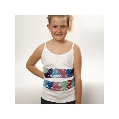 Stensil-duppeteknikk med trendfarger