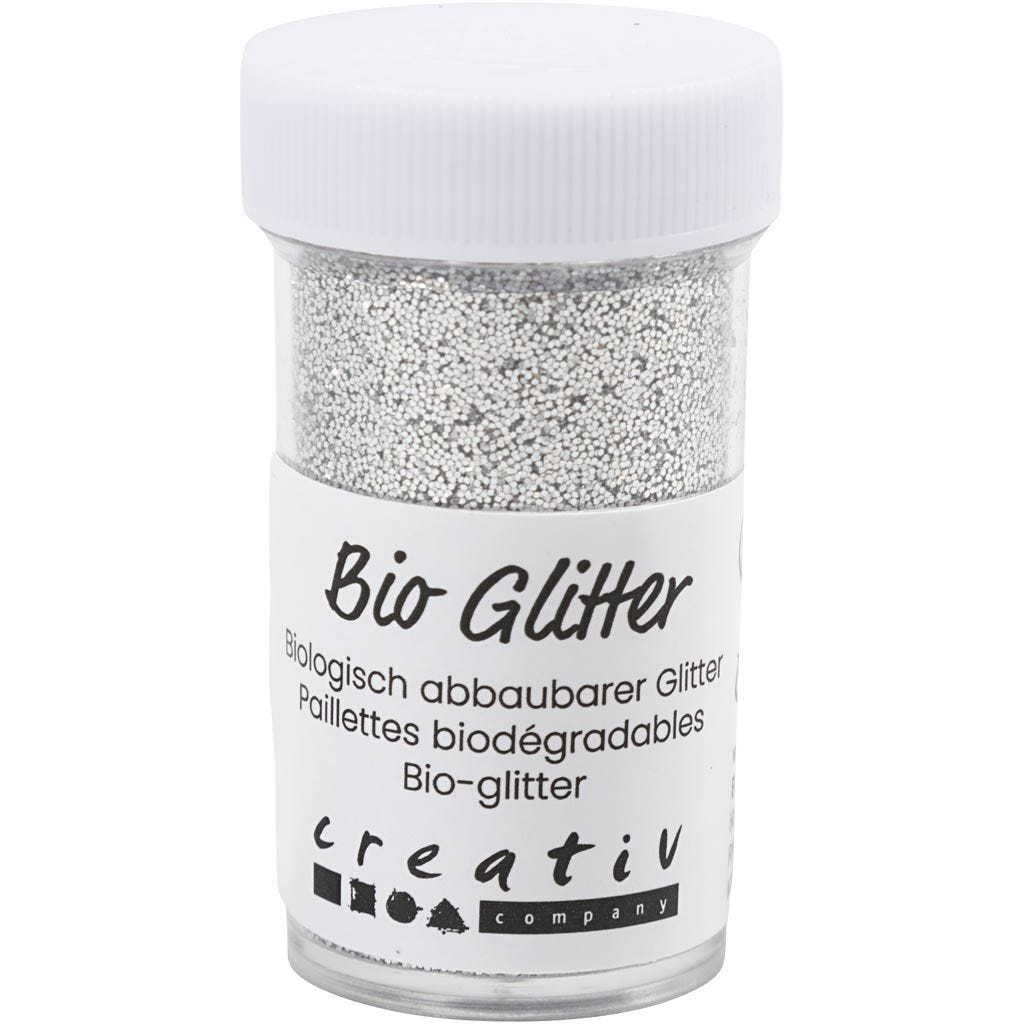 Biologisk nedbrytbart glitter