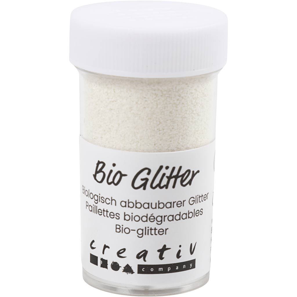 Biologisk nedbrytbart glitter
