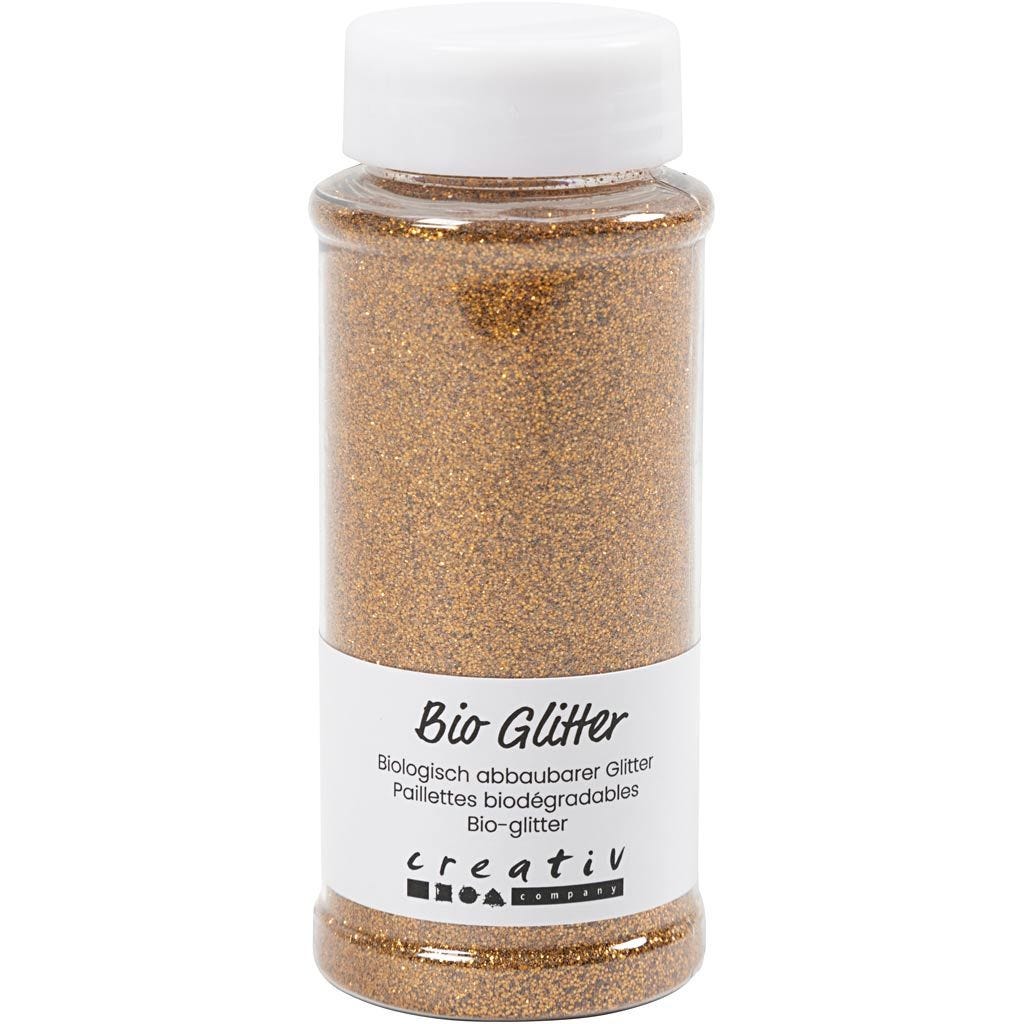 Biologisk nedbrytbart glitter