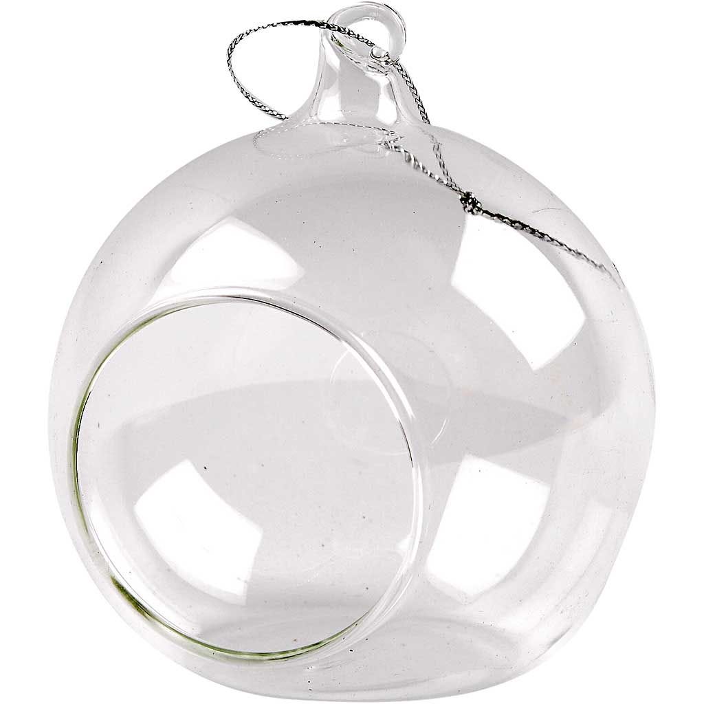 Glasskule med hull
