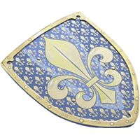 Ridderskjold, Fleur-de-lis, 1 stk.