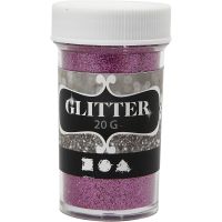 Glitter, pink, 20 g/ 1 boks