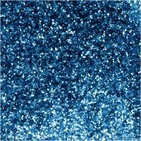 Glimmer, dia. 0,4 mm, blå, 10 g/ 1 boks