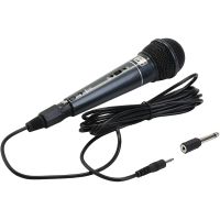 Mikrofon med jackstik, svart, 1 stk.