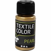Textile Color, perlemor, gull, 50 ml/ 1 fl.