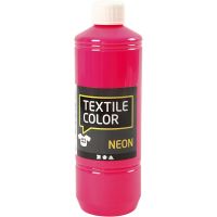 Textil Color, neon pink, 500 ml/ 1 fl.