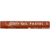 Gallery oljepastell premium, L: 7 cm, tykkelse 11 mm, rødbrun (237), 6 stk./ 1 pk.