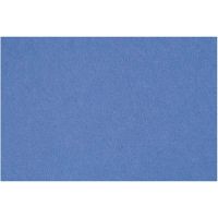Hobbyfilt, 42x60 cm, tykkelse 3 mm, blå, 1 ark