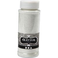 Glitter, hvit, 110 g/ 1 boks